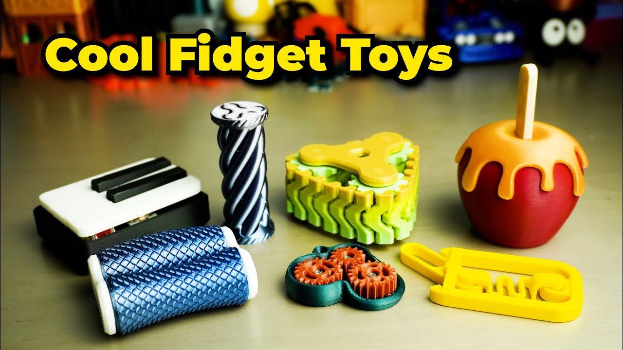 Top 7 3D Printed Fidget Toys – Must Print Stress Relievers! - YouTube