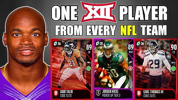 ONE BIG 12 PLAYER FROM EVERY NFL TEAM! MADDEN 18 ULTIMATE TEAM SQUAD BUILDER