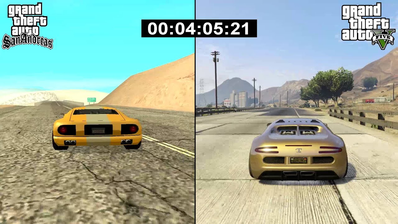 GTA San Andreas vs GTA 5: Comparing the maps of the two games