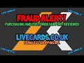 Livecardscouk customer service review aka livecardseu and flawless shopping bv fraudster