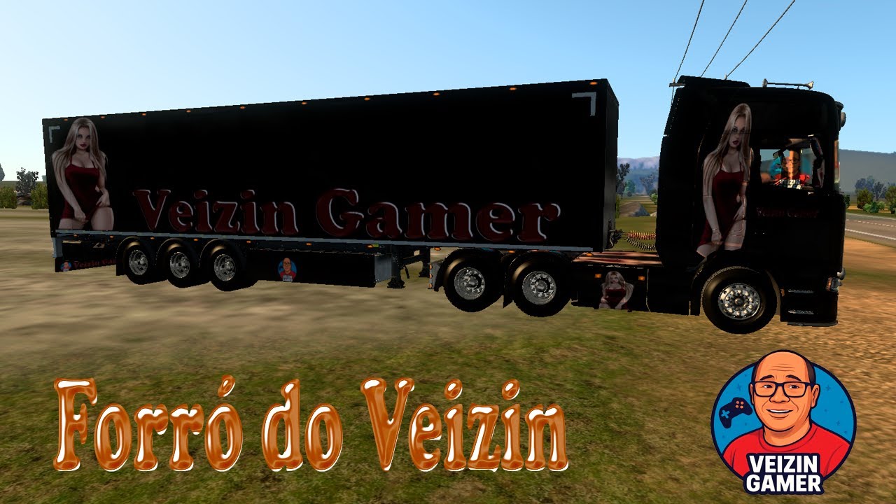 🔥Só Mapão Brasileiro! Forró do Veizin Gamer no ETS2 – Estrada, Emoção e Simulação!🔥