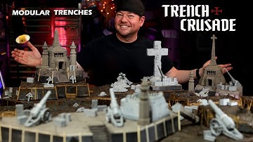 How to Make Modular Trenches and Terrain for TRENCH + CRUSADE and Warhammer 40K - Part 2