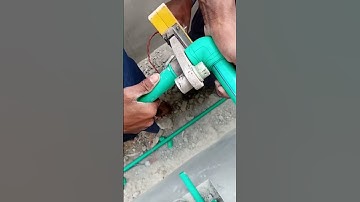 PPR Pipe Welding Machine | Plumbing PPR Pipe Fitting Work | All About Civil Engineer