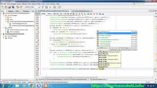 30. JAVA And MySQL (CRUD) Project - GUI - How To Display Selected JTable Row On Form Input Fields
