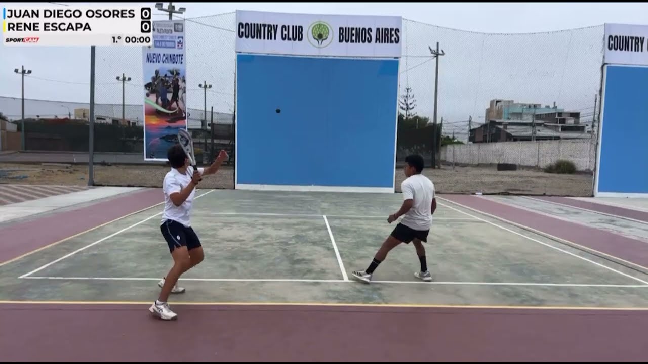 Torneo Nuevo Chimbote 2026, libre, Rene Escapa vs Juan Diego Osores, Paleta Frontón 