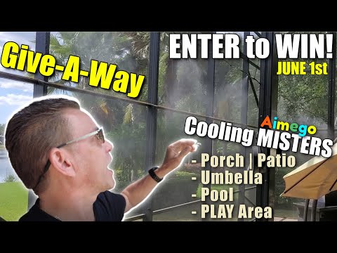 Video: AIMEGO Cooling MISTERS | Patio Cooling Misting System | Umbrella Misters