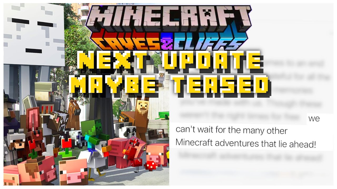 Did This Just Tease The Next Minecraft Update | Minecraft Caves ...