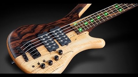 Warwick Custom Shop Masterbuilt - Corvette $$ 5-String 3/8" Macassar Ebony/Spalted Maple #16-3186