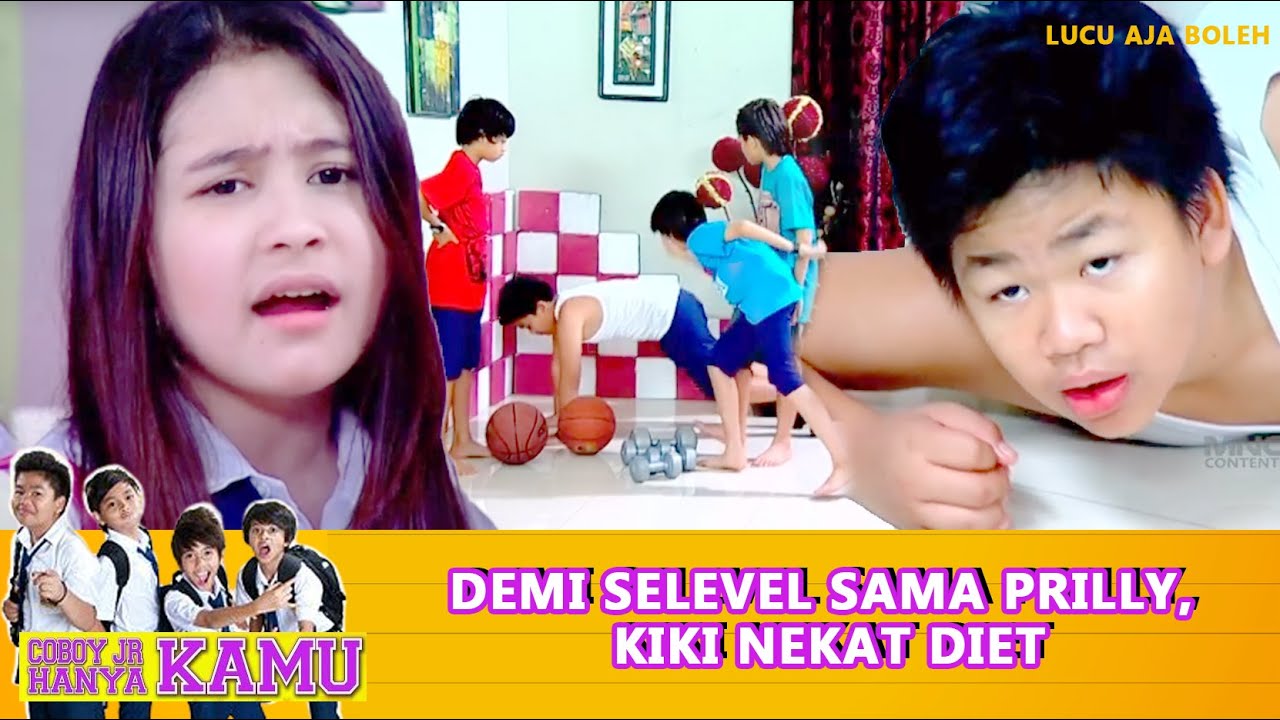 DEMI SELEVEL SAMA PRILLY, KIKI NEKAT TURUNIN BERAT BADAN DIBANTU CJR -  COBOY JR HANYA KAMU, image size:1280x720