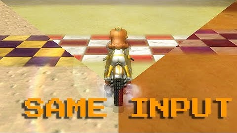 [MKWii TAS] Completing a Lap of 3 Tracks with THE SAME INPUT