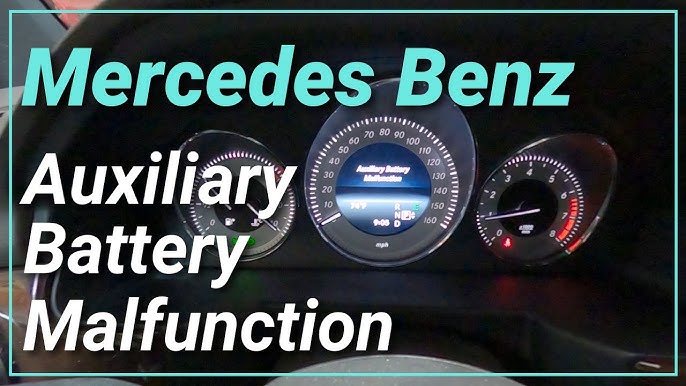 HOW TO Remove & Replace Mercedes Auxiliary Battery 