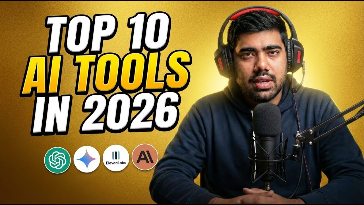 Top 10 AI tools in 2026 - YouTube