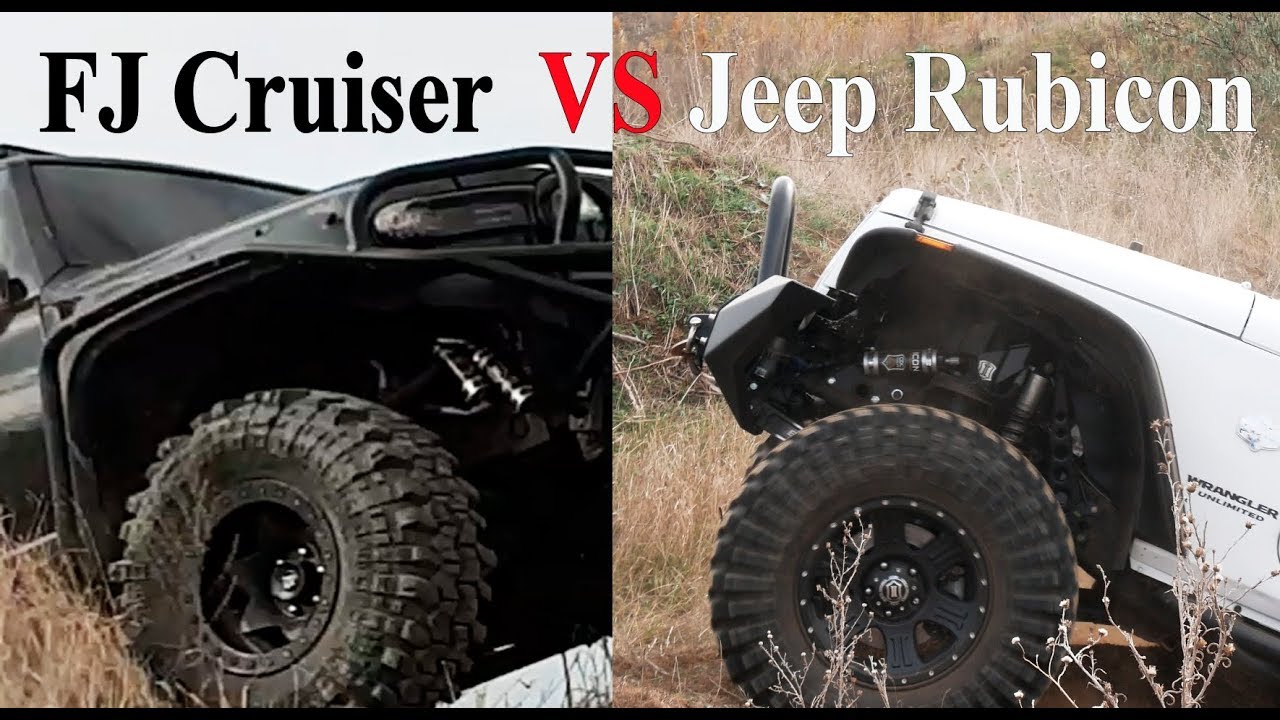 Toyota Fj Cruiser Vs Jeep Wrangler Rubicon Interco Tsl Sx2 Vs