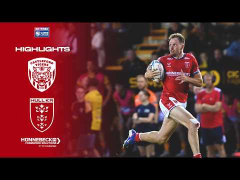 FLYING Joe Burgess! 💨 Castleford Tigers 0-44 Hull KR - Super League Round 22 Highlights