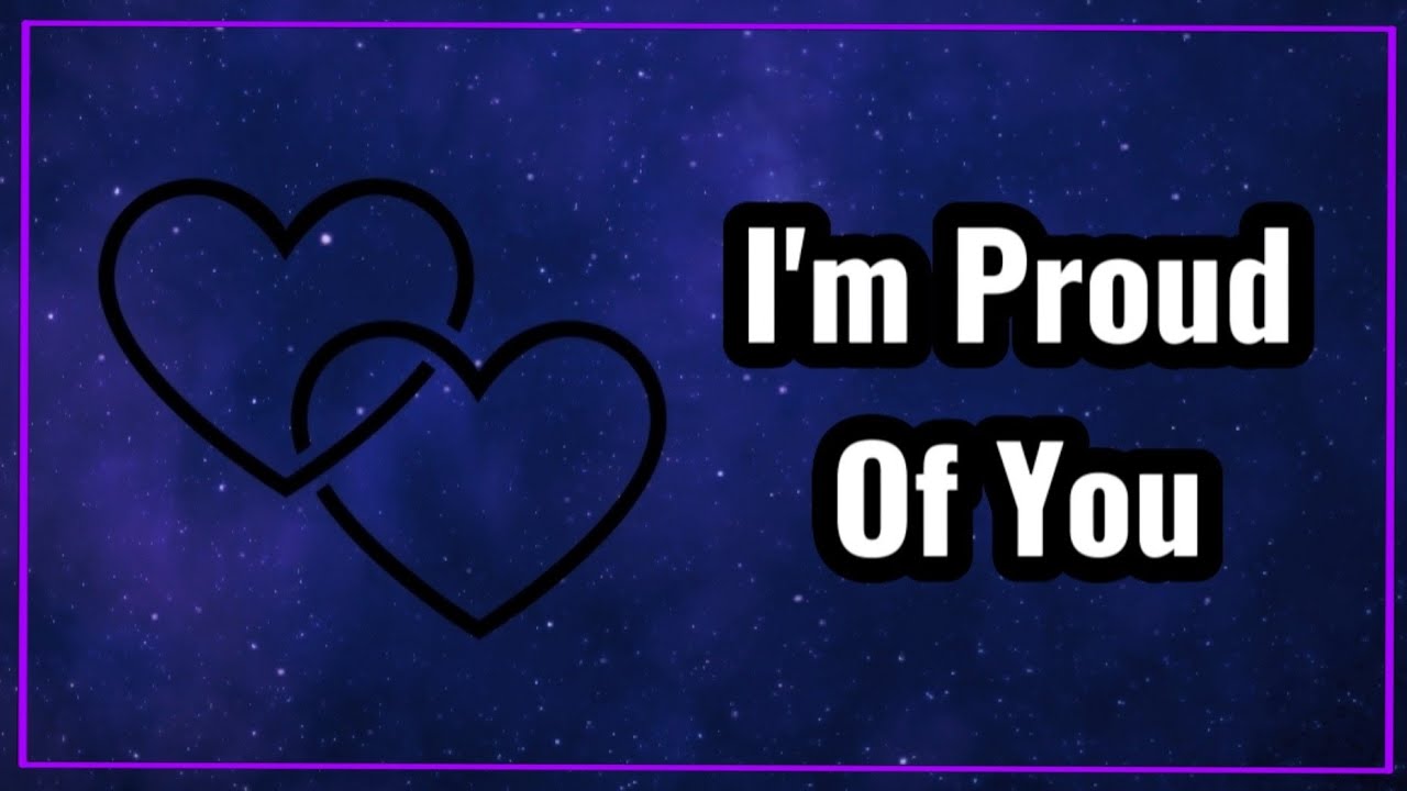 ASMR Audio ~ I'm Proud Of You. I'm Happy You Exist.