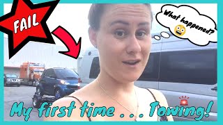 SMART CAR TRAILER for RV | FIRST TIME TOWING my Smart Car