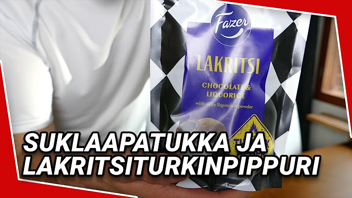 Testissä Crunchy-suklaapatukka ja Lakritsiturkinpippuri