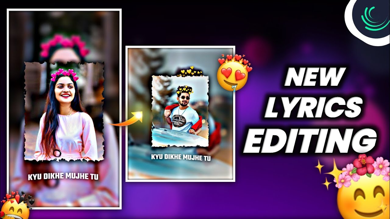 kyu dikhe mujhe tu alight motion video editing| lyrics Lofi remix status video editing alight motion