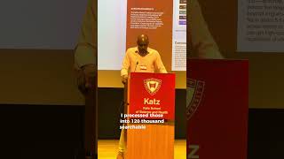  Awarded Outstanding Impact in Science & Technology Award for AXAM: My full speech 