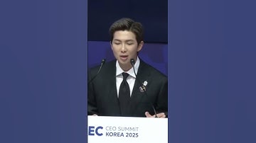 RM at the APEC CEO Summit Korea 2025 😍