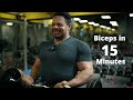 15 minutes workout for big biceps