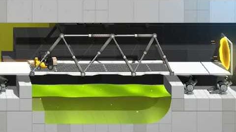 Bridge Constructor Portal - Level 14/Cube vs Turret (PC)