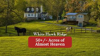 White Hawk Ridge | 50 Acre Mountain Farm, Horse Property & Guest Cottage | Frankford, WV White Hawk Ridge | 50 Acre Mountain Farm, Horse Property & Guest Cottage | Frankford, WV