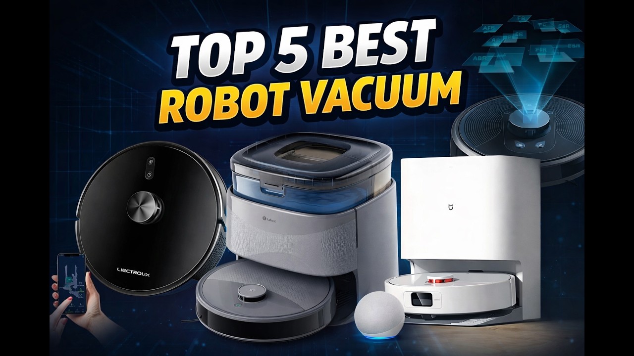 👉 Top 5 Best Robot Vacuum Cleaners 🤖🔥 | Smart Cleaning for Your Home ...