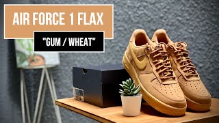 Nike Air Force 1 High Wheat Flax w/ On Foot 