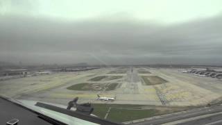 Approach and landing Barcelona rwy 07L