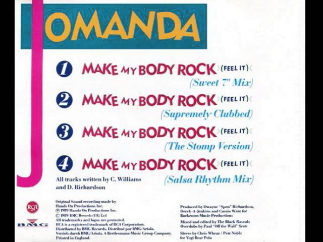 JOMANDA/MAKE MY BODY ROCK (FEEL IT)