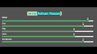 How to create jQuery Animated Progress Bar in Bangla