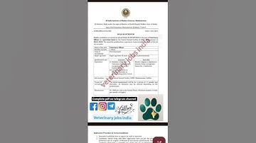 Veterinary officer new recruitment 2025 #veterinaryjobsindia #veterinaryofficer #veterinaryjobs