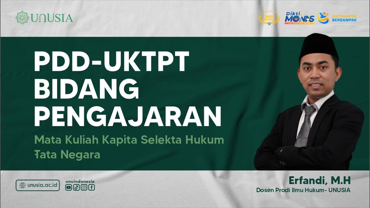 PDD-UKTPT SERDOS 2025 – Erfandi, M.H (NUPTK 1752765666130312) – UNUSIA