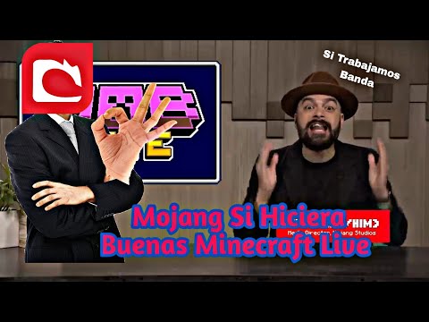 MOJANG STUDIOS Si Hiciera Buenas Minecraft Live Y Buenas MOB VOTE SERIA COMO: