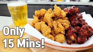 How to Make Korean Fried Chicken in 15 Minutes Recipe l Better Than Restaurants