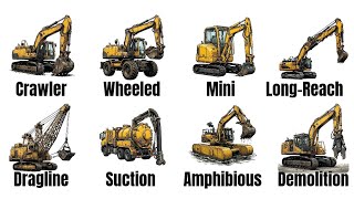 Every Excavator Type Explained in 5 Minutes