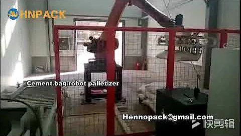 Hennopack Cement bag Automatic Robotic palletization system