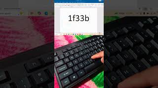 Computer 💻 Shortcut key for Draw a Sunflower🌻symbol in Ms Word 2026 #shorts
