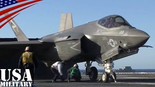 F-35C ライトニングII (艦載型)・初の空母カタパルト発艦テスト