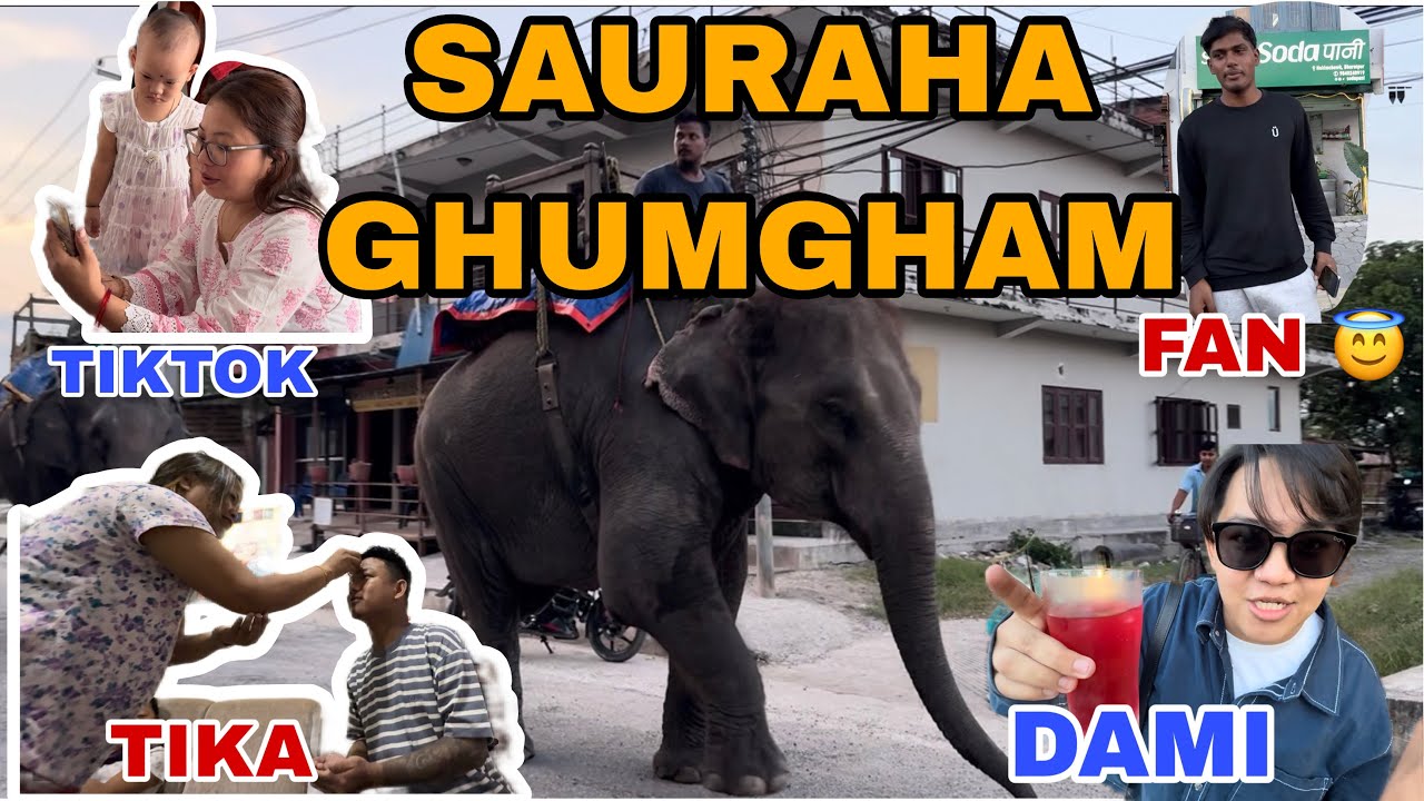 FIRST TIKA || SAURAHA GHUMGHAM || FAN MOMENT 🥰🥰|| JEBIN BHAI 