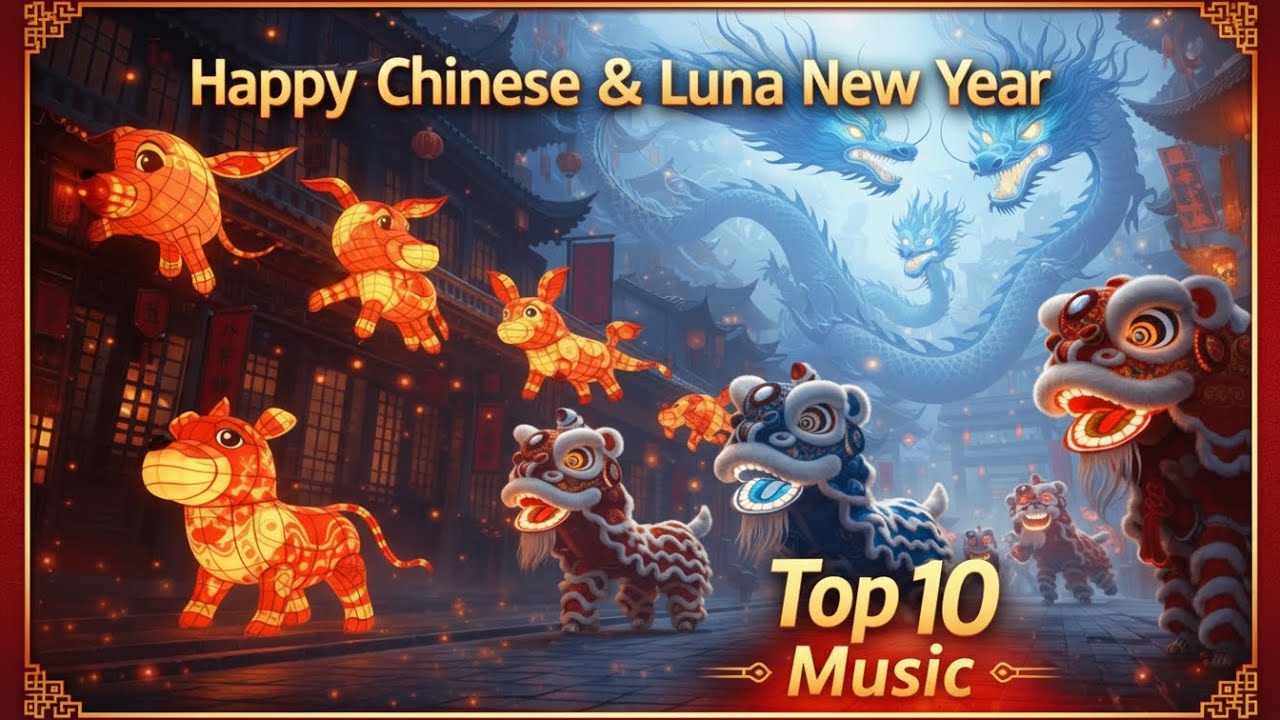 Top 10 Chinese New Year Songs | Festive Luck & Prosperity Vibes