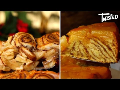 Fusion Delight When Apple Pie Meets Cinnamon Rolls  Twisted