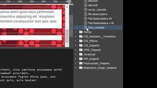 Página web responsive bootstrap Dreamwaver 2017 con acceso a bases de datos PHP Parte 3