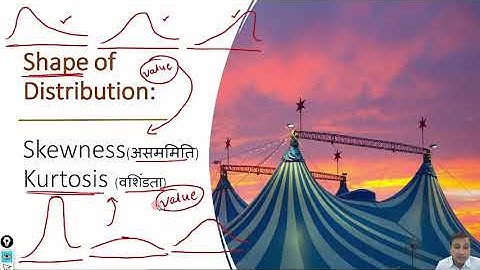 Marathi Module-1: Lecture-24: Skewness and Kurtosis-Meaning and Interpretation