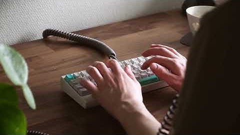 ASMR Typing Sounds - HHKB Pro 2 Stock