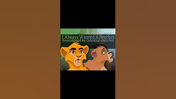 I Always Wanted A Brother Reanimated!🦁👑 #mufasa #ilovedisney #lionking #animation @flipaclip