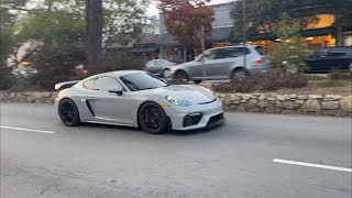 Straight piped Porsche GT4 terrorizes Carmel