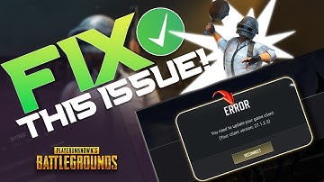 Fix "You Need to Update Your Game Client" Error in PUBG Battlegrounds | Resolve Update Issues