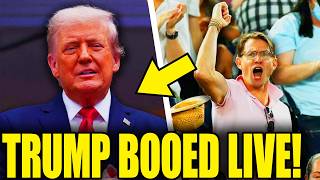Trump Loses It As Boos Rain Down At Stunt Gone Wrong